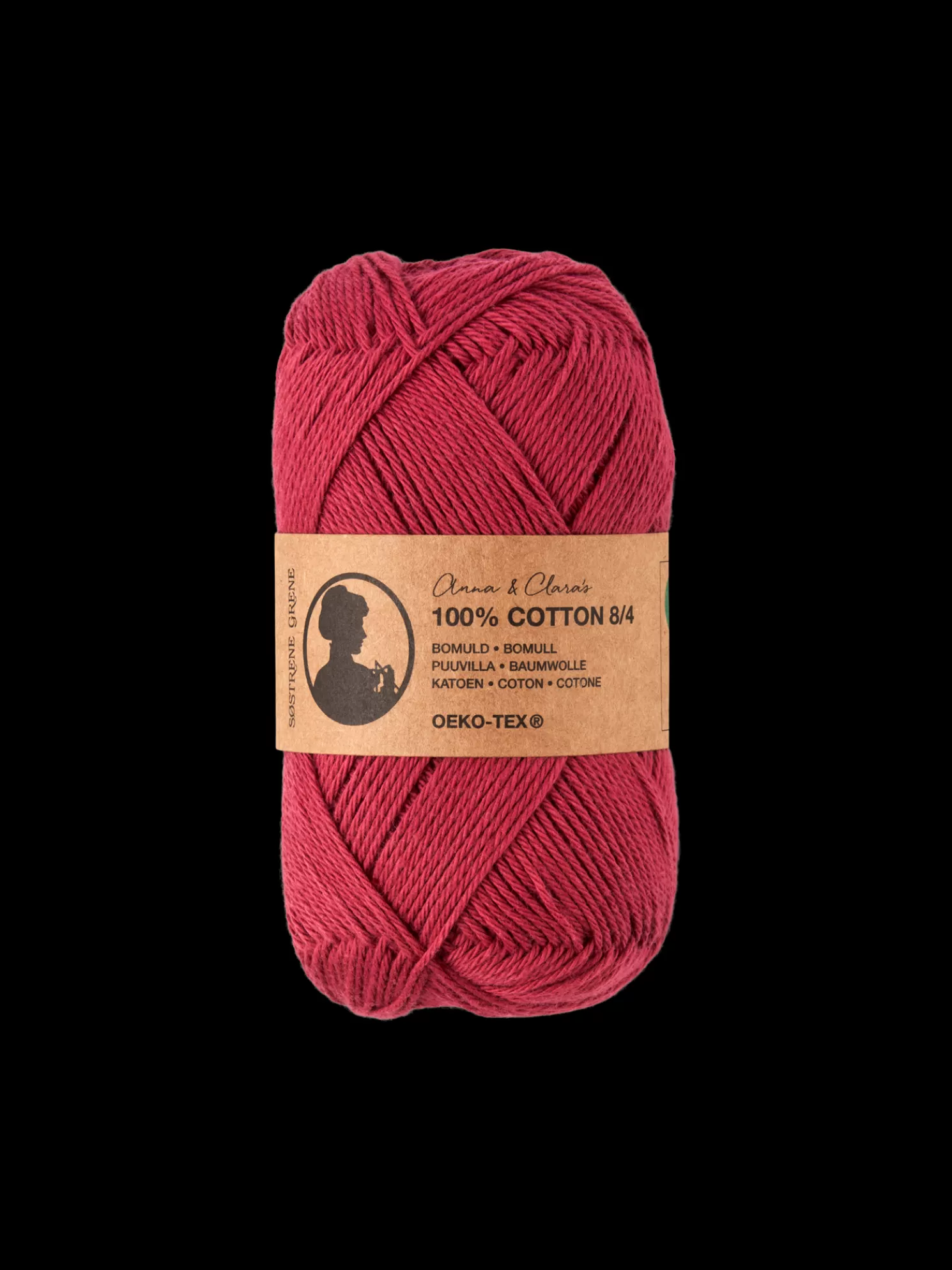 Store Søstrene Grene Schweiz Garn 8/4 Brick Red