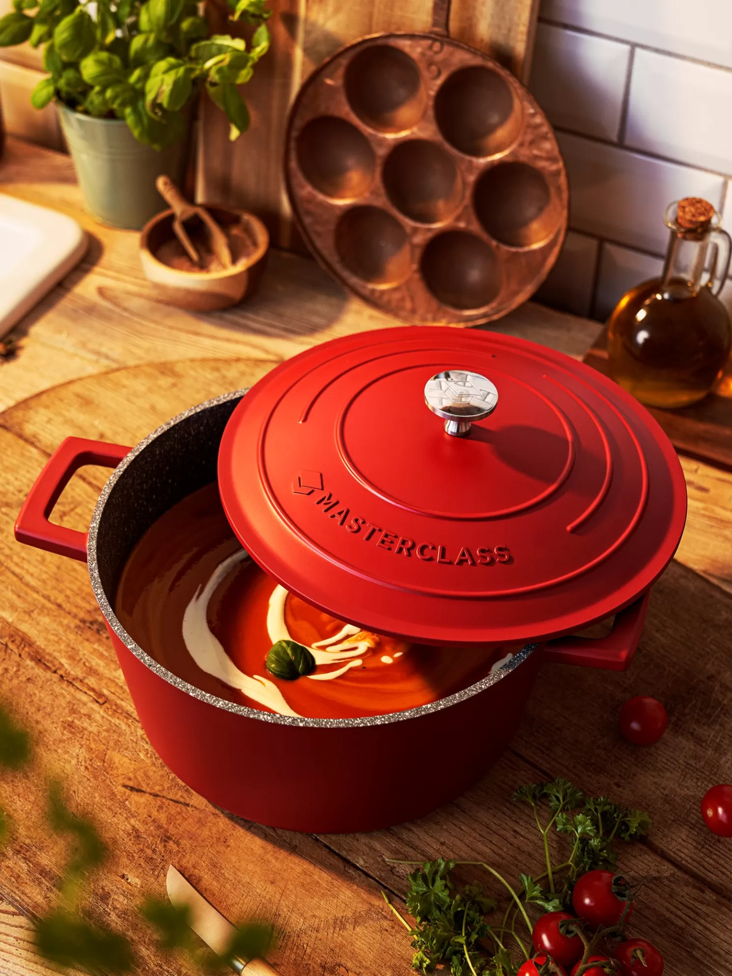 Store Søstrene Grene Schweiz Schmortopf Mit Deckel 4 L Tomato Red
