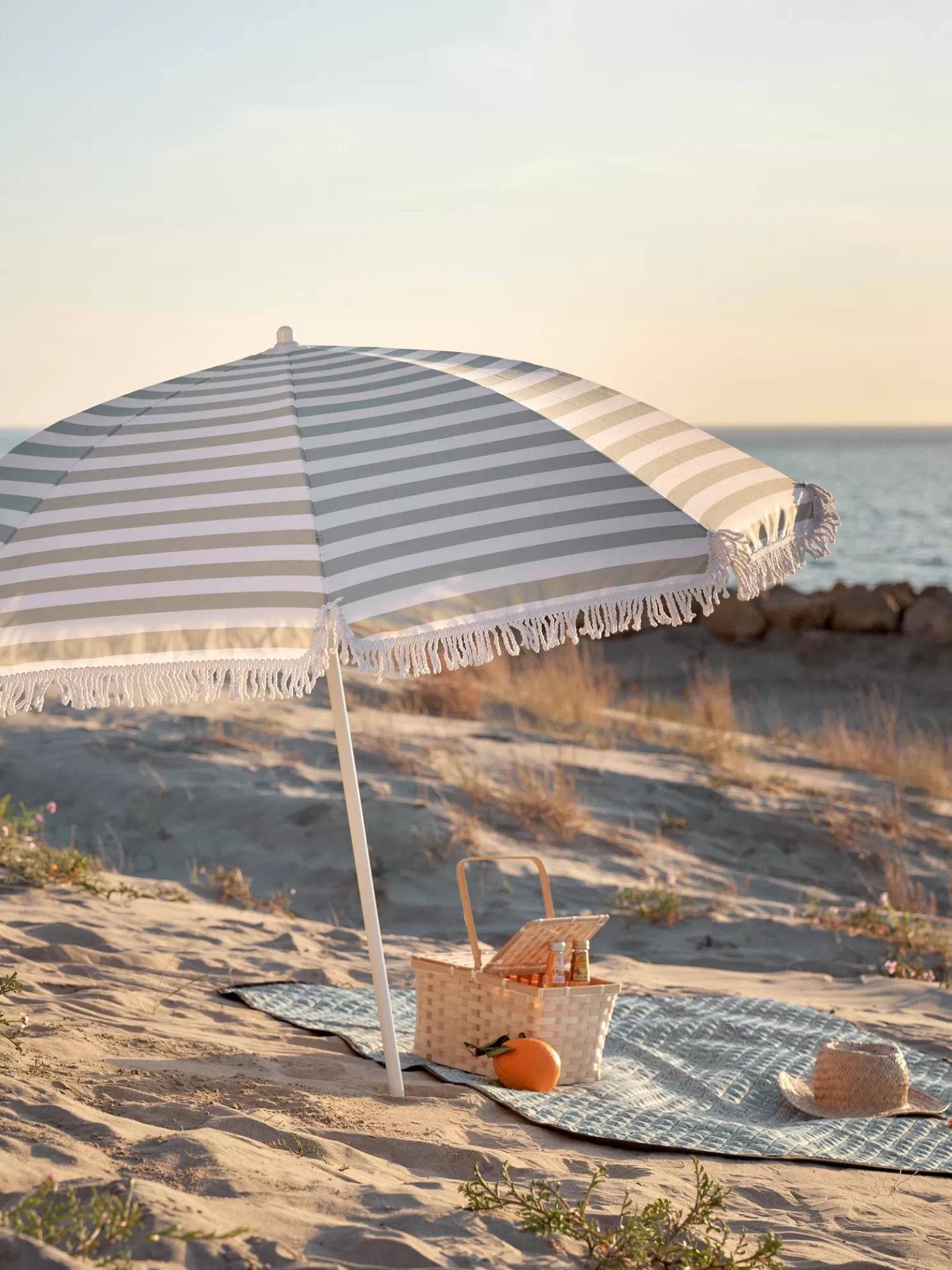 Discount Søstrene Grene Schweiz Sonnenschirm Dusty Green